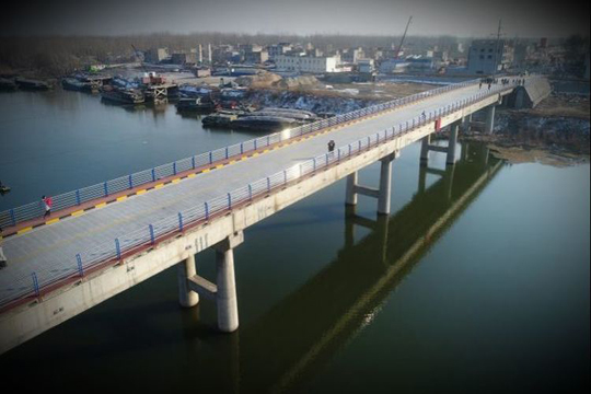 一橋飛架南北，舊貌換新顏–渦陽縣高爐大橋危橋改造紀(jì)實(shí)